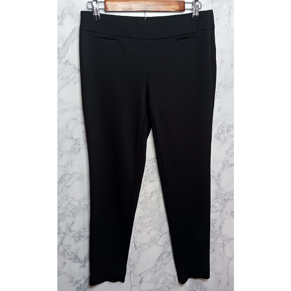 Kasper Black Stretchy Casual Pants